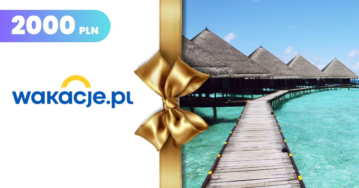 Wakacje.pl e-karta podarunkowa 2000 PLN