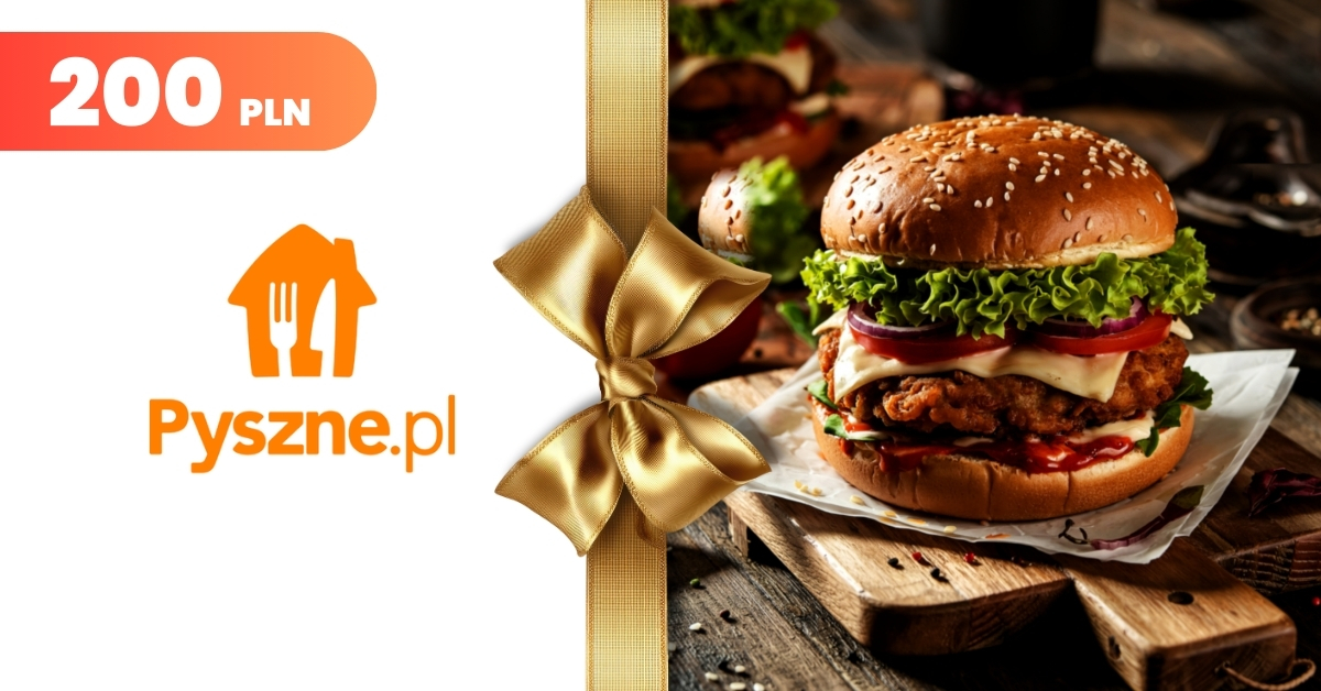 Pyszne.pl e-karta podarunkowa 200 PLN