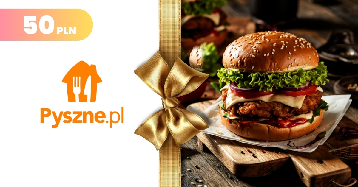 Pyszne.pl e-karta podarunkowa 50 PLN